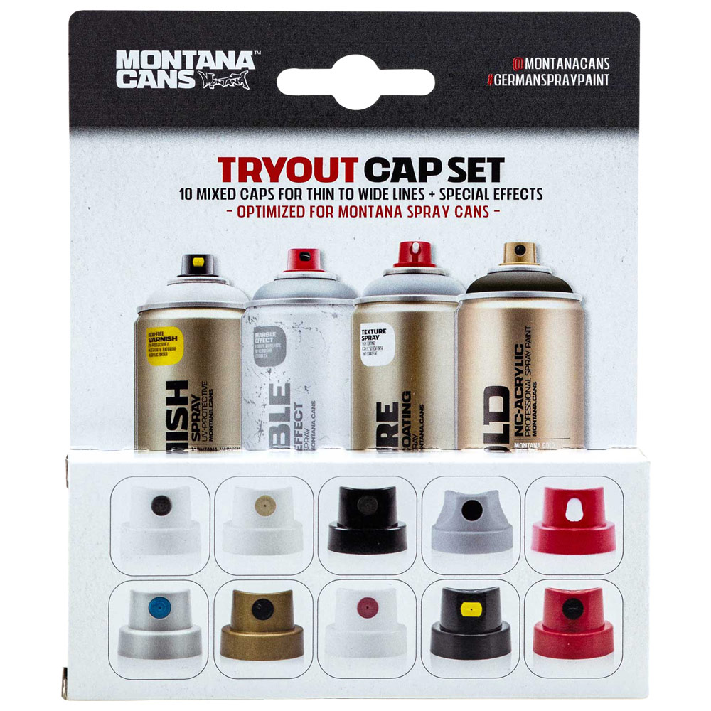 Montana Cans Tryout Spray Cap 10 Set