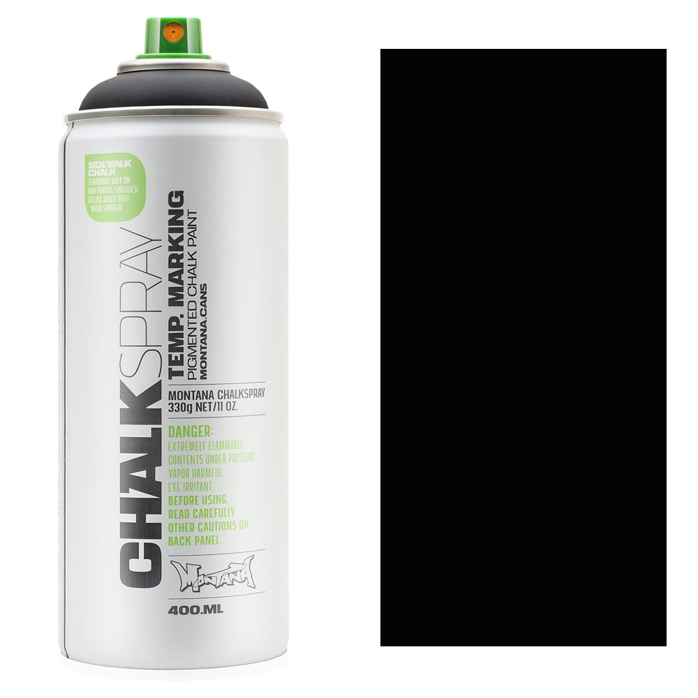 Montana CHALK Spray Paint 400ml Black