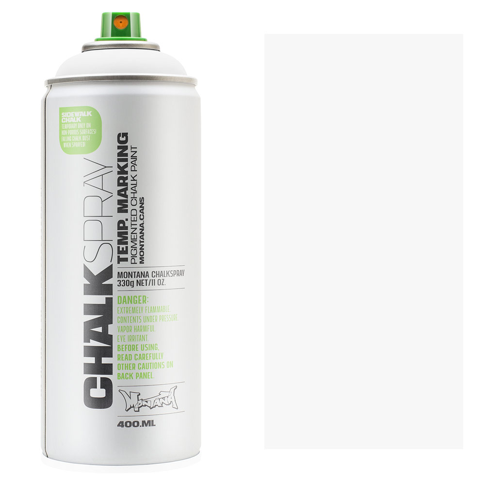Montana CHALK Spray Paint 400ml White