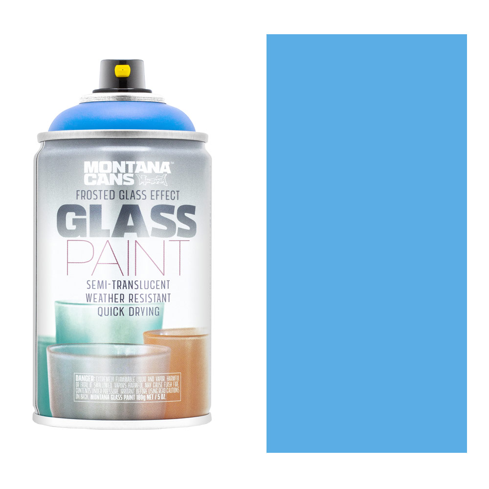 Montana FROSTED GLASS EFFECT Spray 250ml Bay Blue