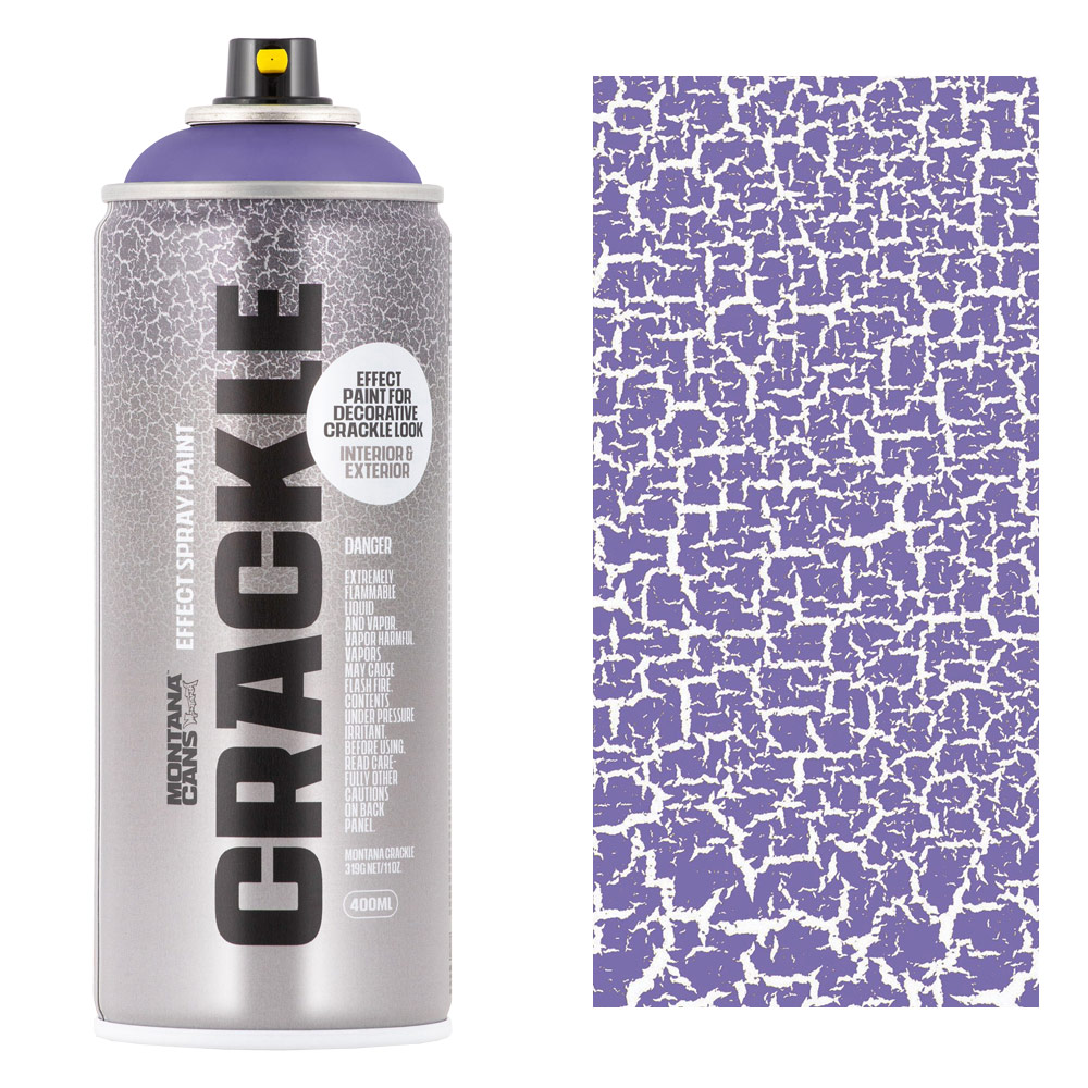 Montana CRACKLE Effect Spray Paint 400ml Rich Lilac