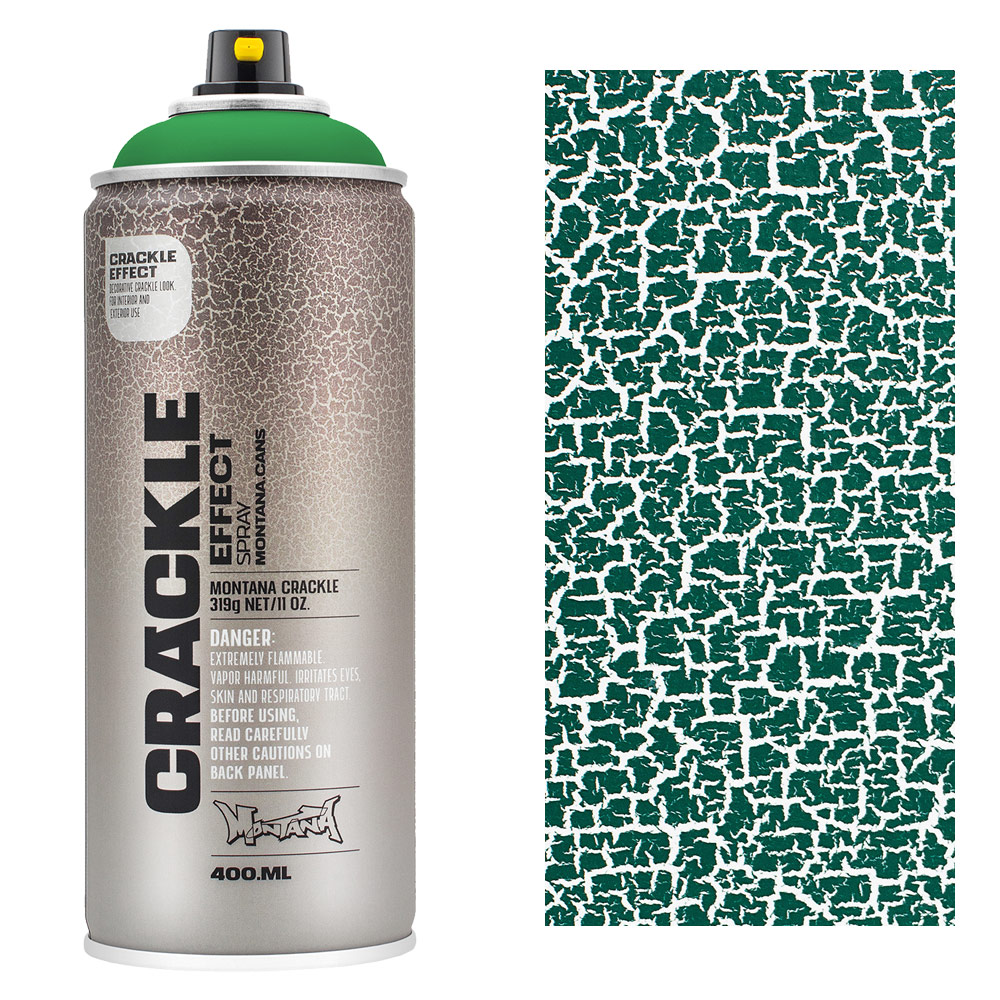 Montana CRACKLE EFFECT Spray Paint 400ml Patina Green