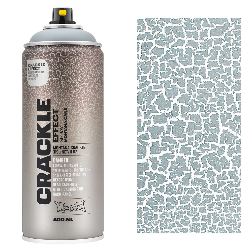 Montana CRACKLE EFFECT Spray Paint 400ml Squirrel Grey