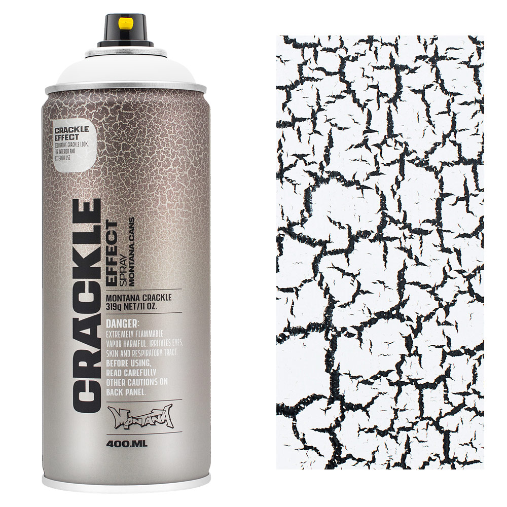 Montana CRACKLE EFFECT Spray Paint 400ml Pure White