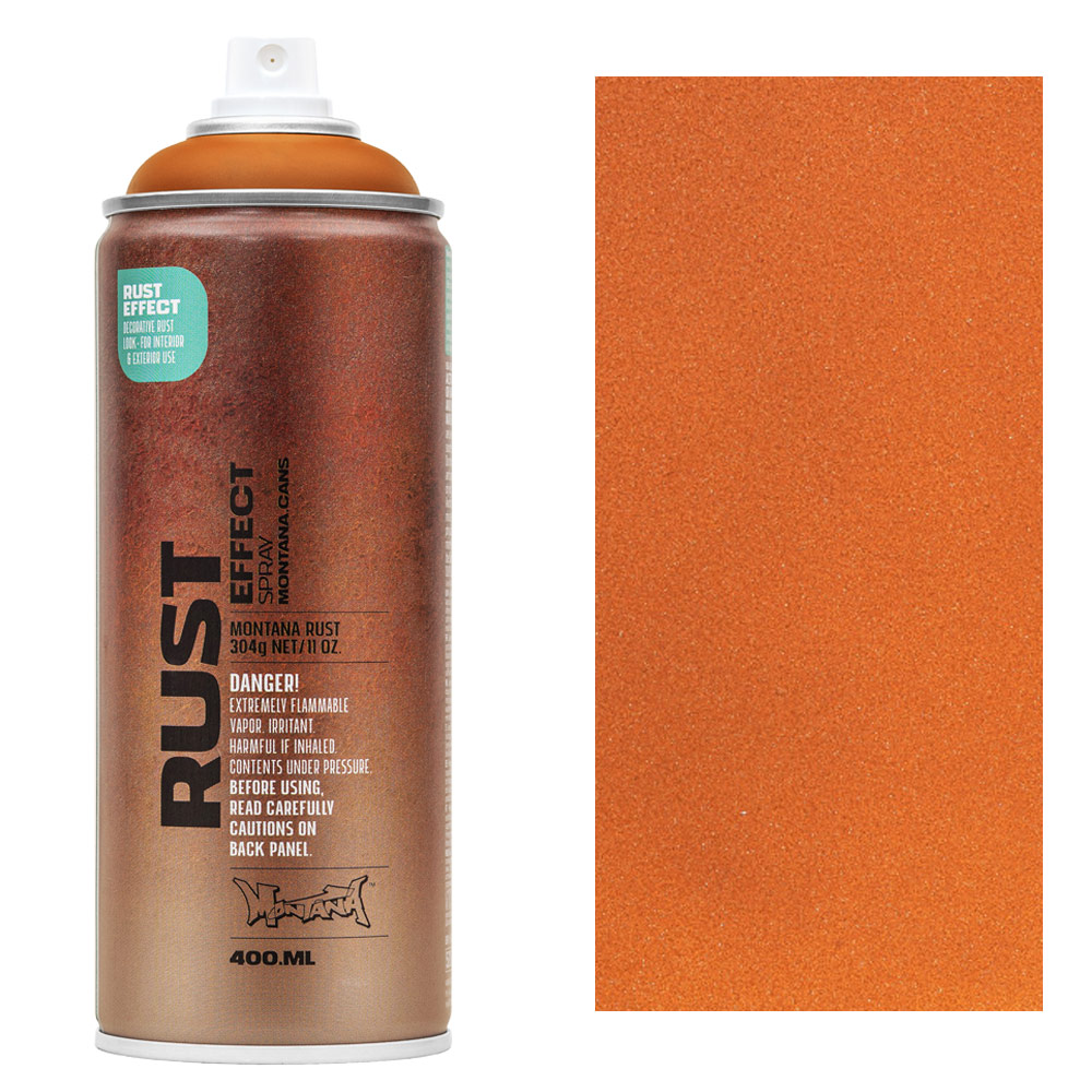 Montana RUST EFFECT Spray Paint 400ml Orange Brown