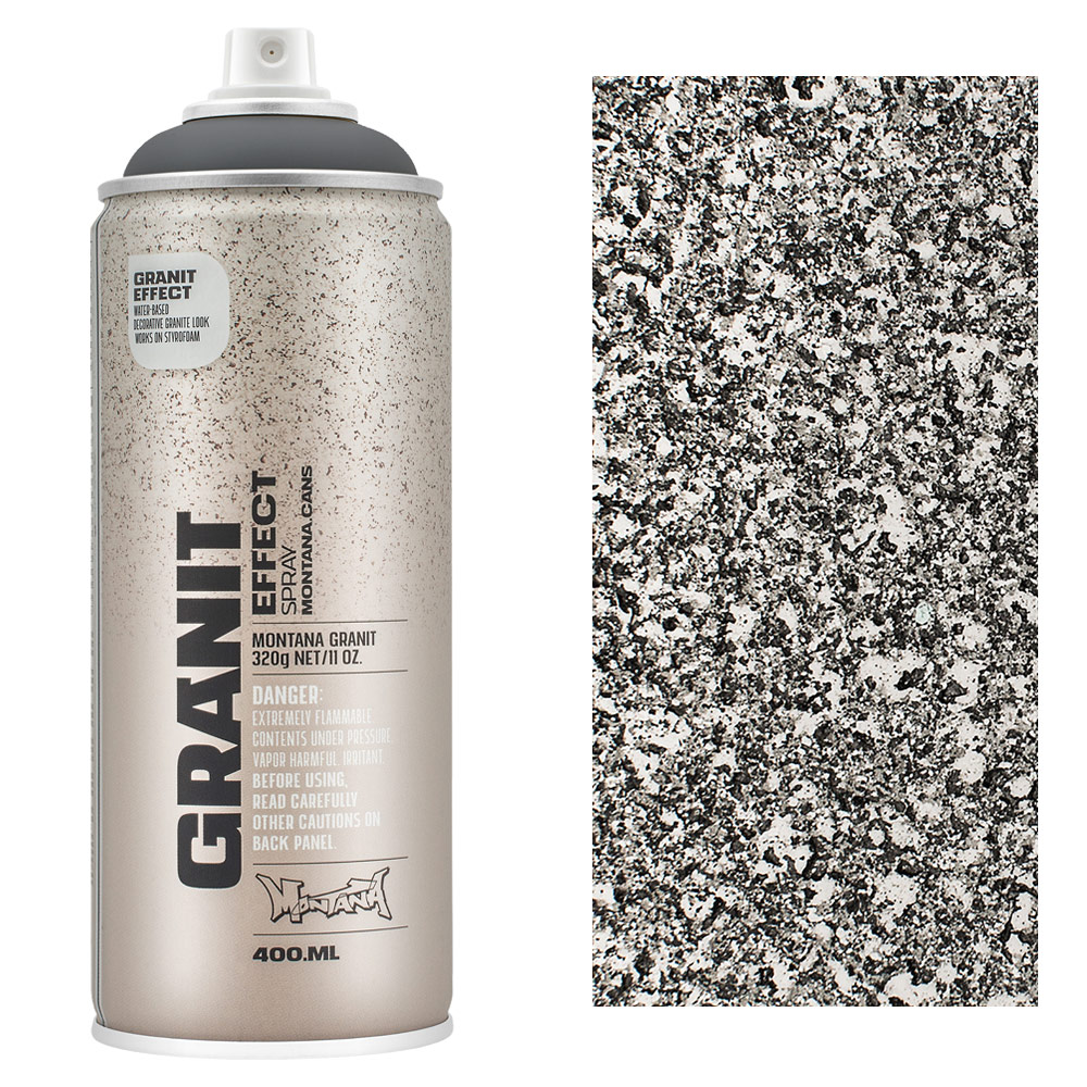 Montana GRANIT EFFECT Spray Paint 400ml Grey