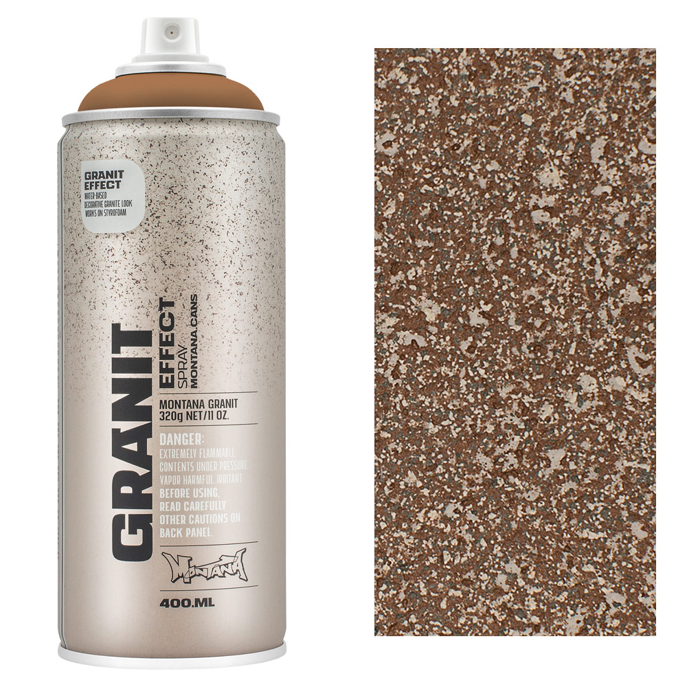 Montana GRANIT EFFECT Spray Paint 400ml Brown
