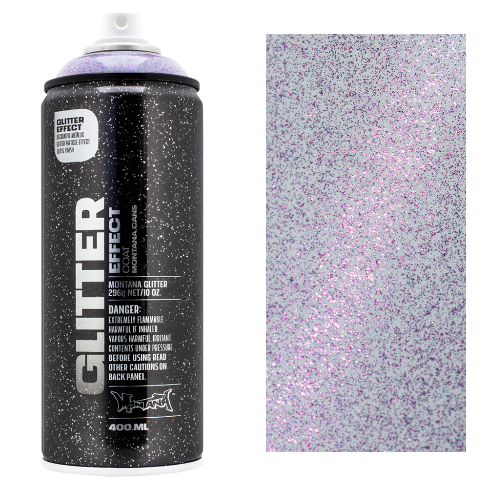 Montana GLITTER EFFECT Spray Paint 400ml Amethyst
