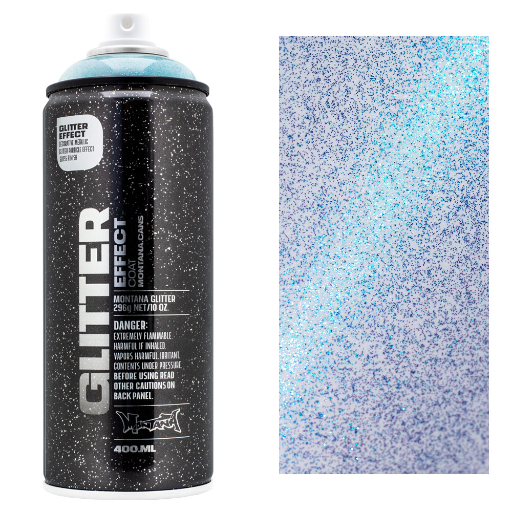 Paint with glitter, glitter effect