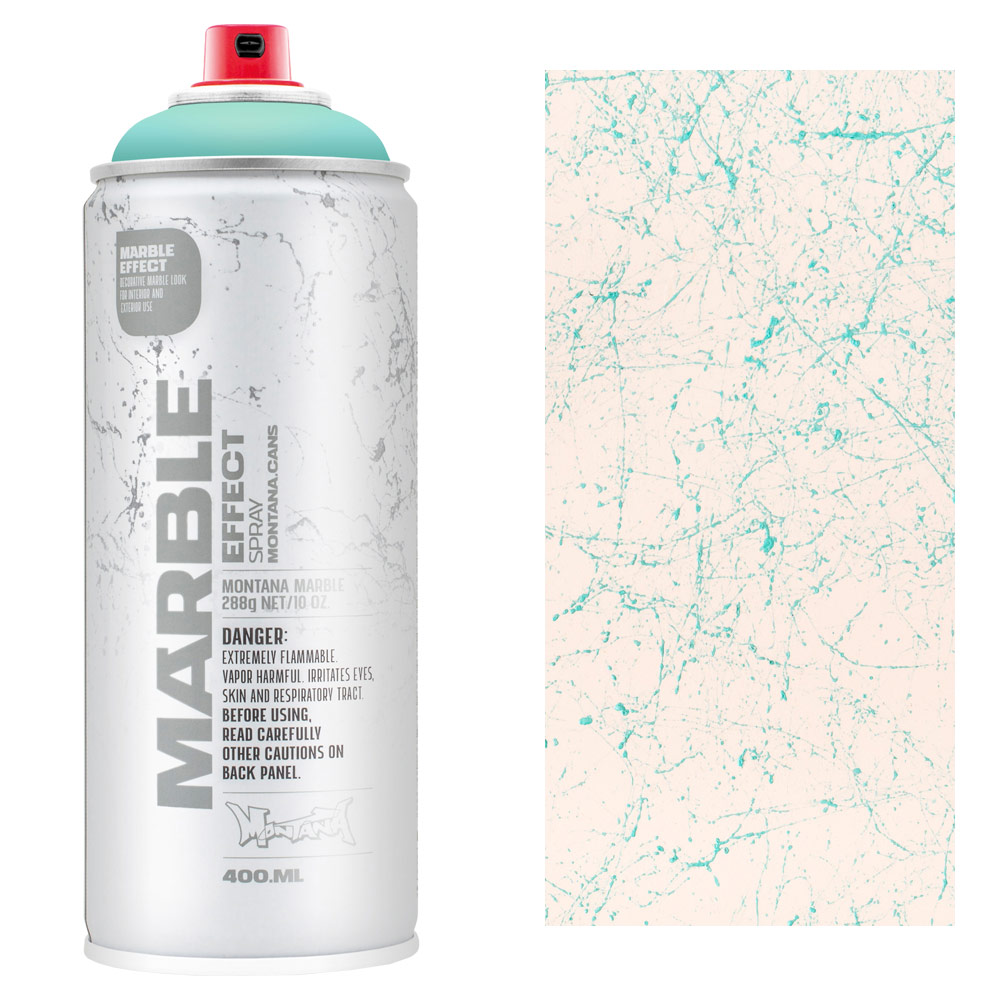 Montana MARBLE EFFECT Spray Paint 400ml Pastel Green