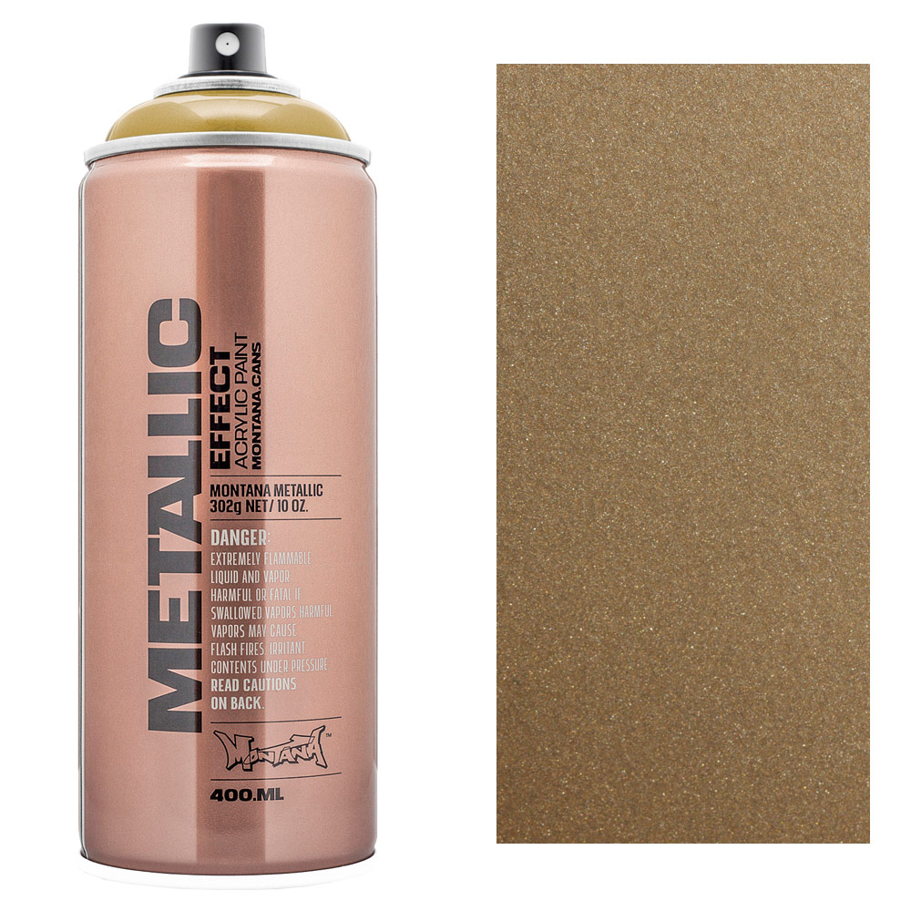 Montana METALLIC EFFECT Spray Paint 400ml Aztec Gold