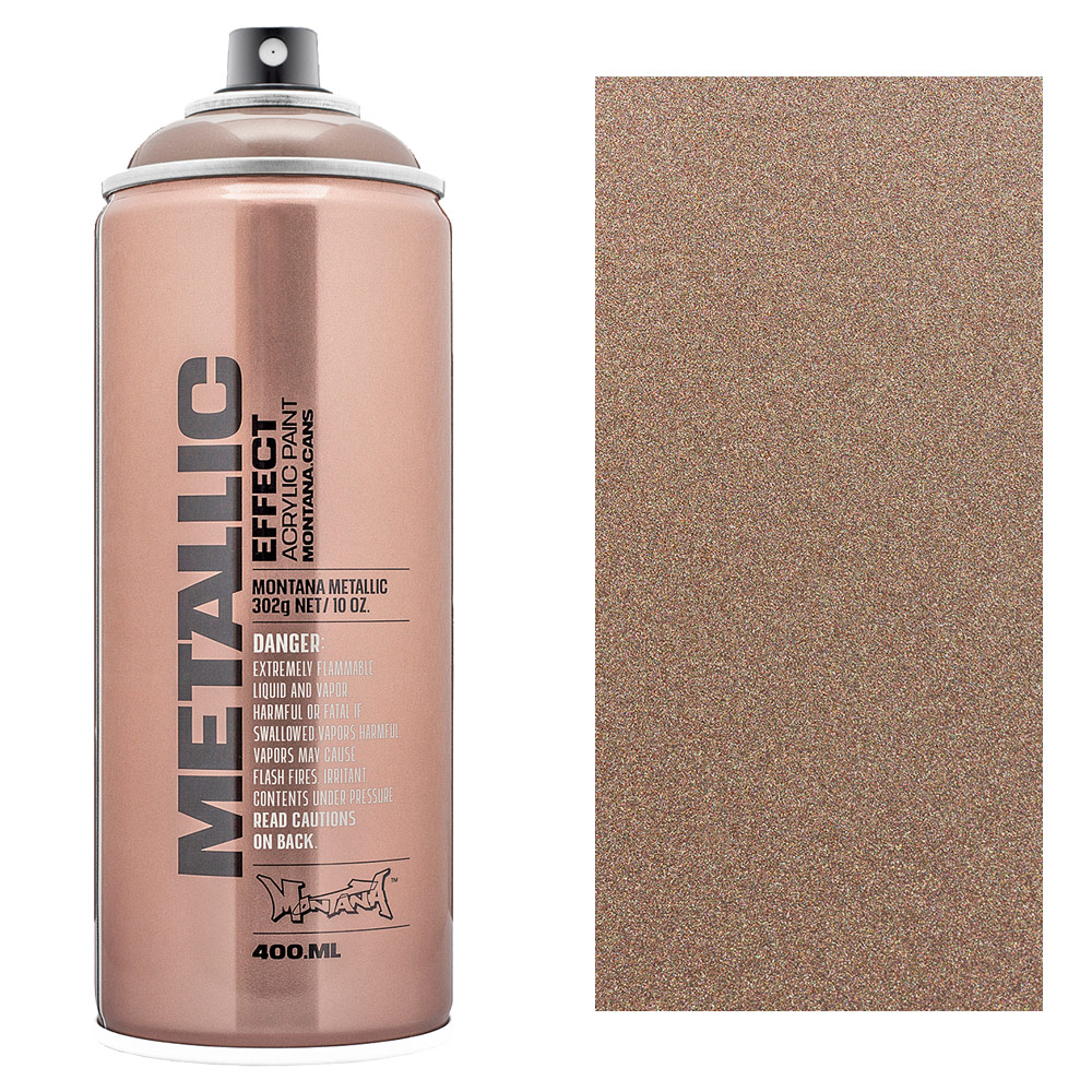 Montana METALLIC EFFECT Spray Paint 400ml Champagne