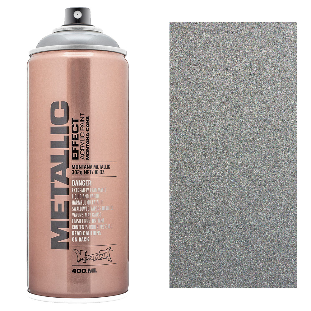 Montana METALLIC EFFECT Spray Paint 400ml Silver