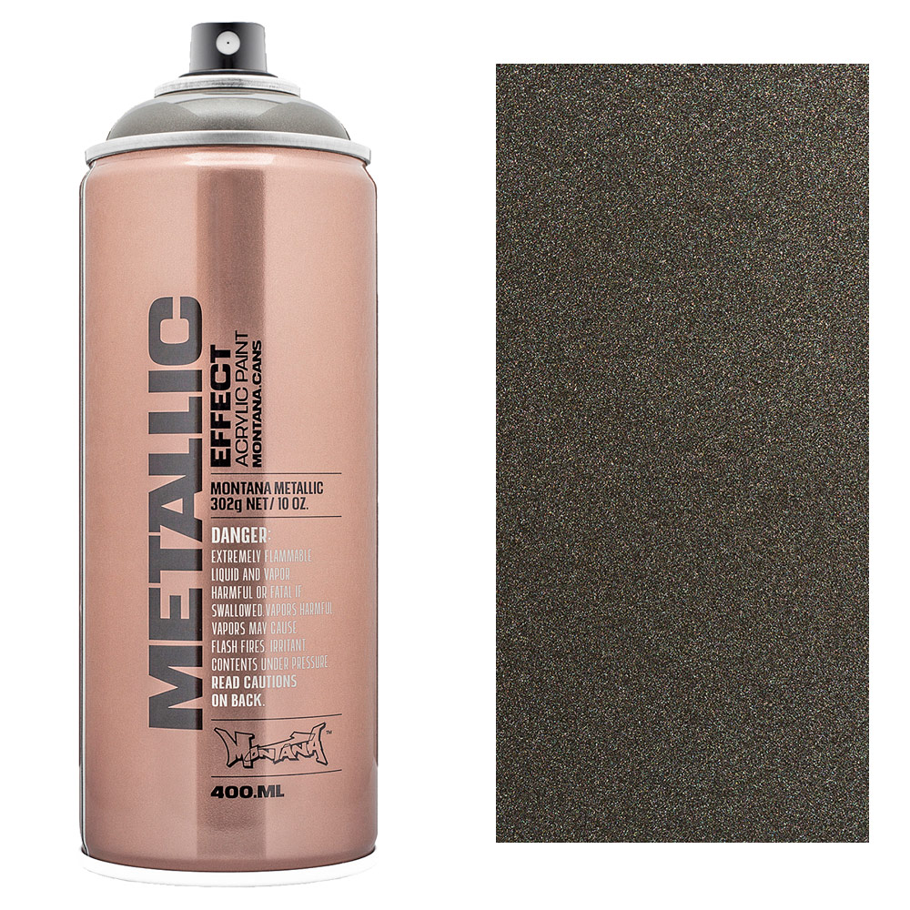 Montana METALLIC EFFECT Spray Paint 400ml Graphite
