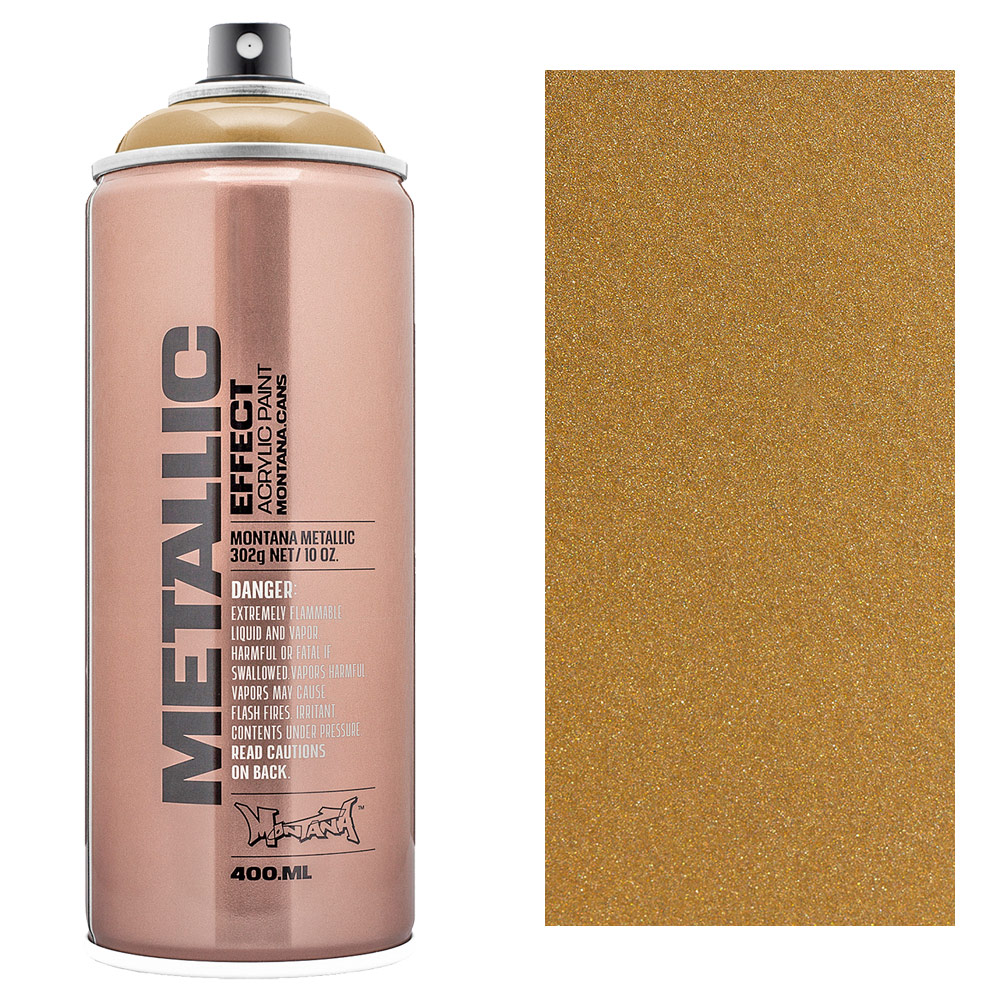 Montana METALLIC EFFECT Spray Paint 400ml Gold