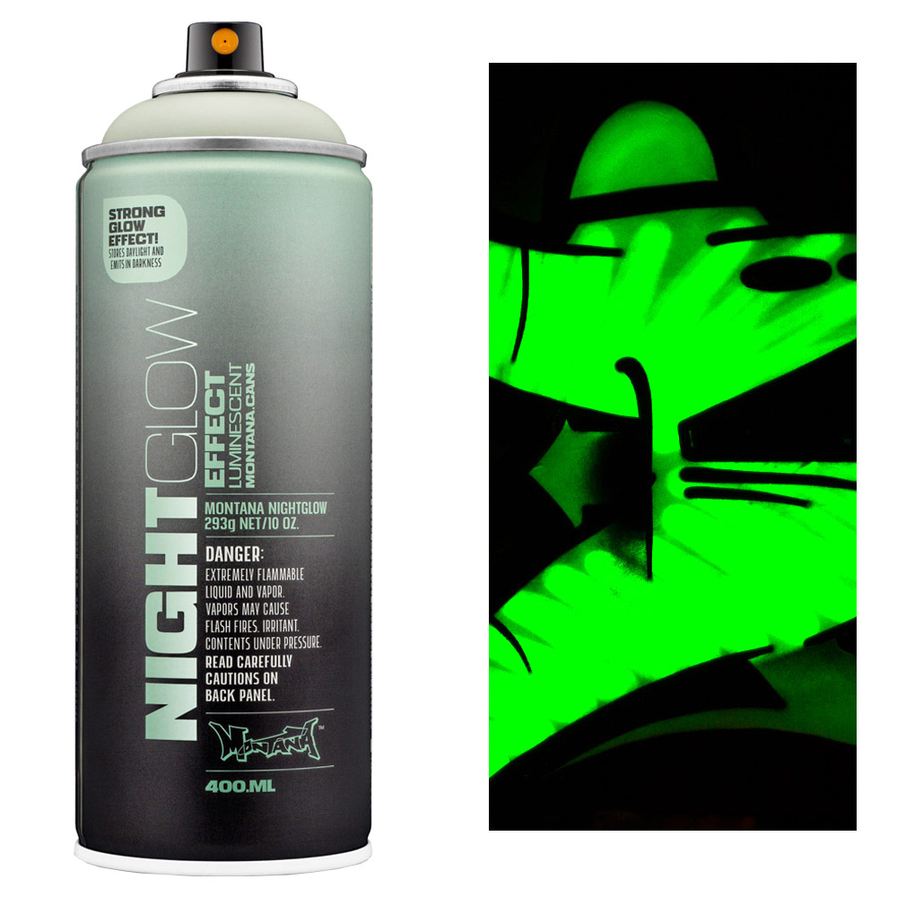 Montana Cans EFFECT NIGHTGLOW Spray Paint, 400ml, Luminescent Orange - Sam  Flax Atlanta