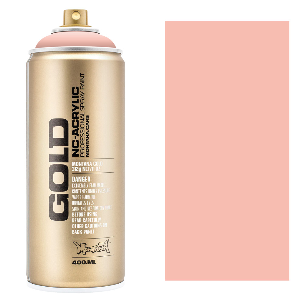 Montana Cans Gold Spray Paint, 400ml, Shrimp Pastel