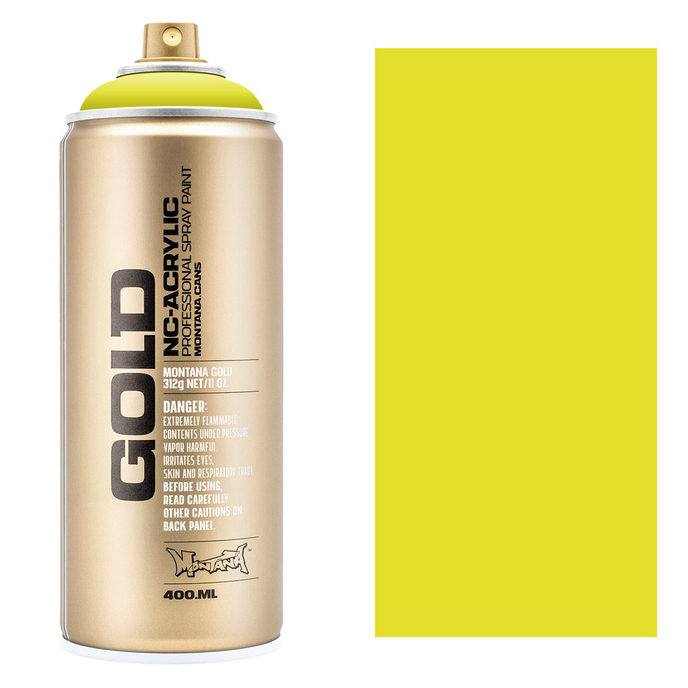 Montana GOLD Acrylic Spray Paint 400ml Poison Light