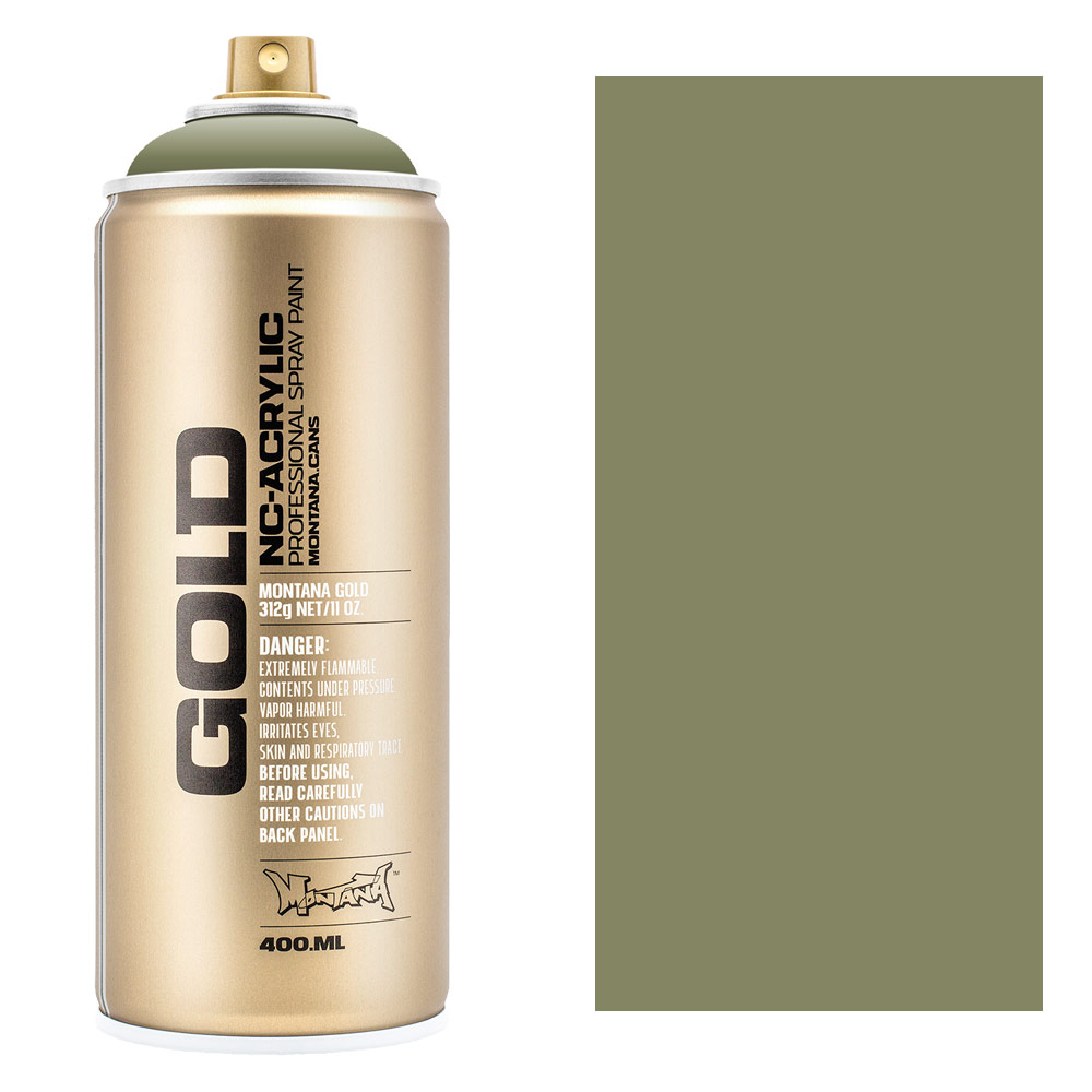 Montana GOLD Acrylic Spray Paint 400ml Manila Green