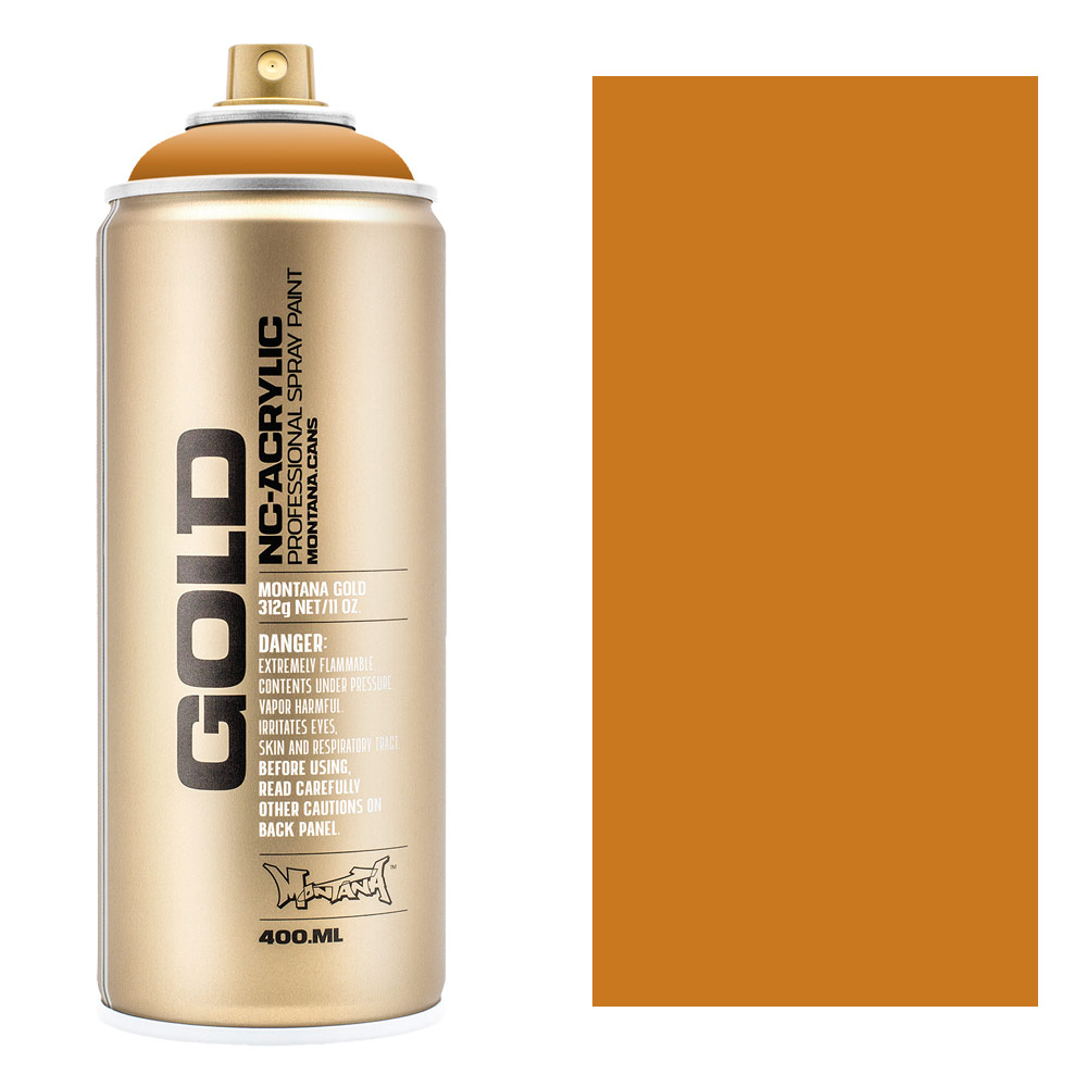 Montana GOLD Acrylic Spray Paint 400ml Terra