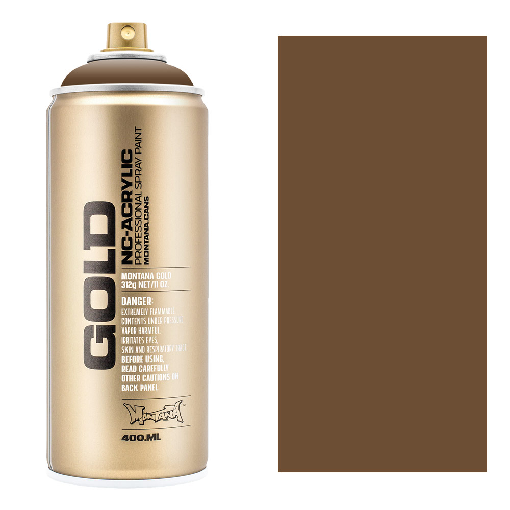 Montana GOLD Acrylic Spray Paint 400ml Palish Brown