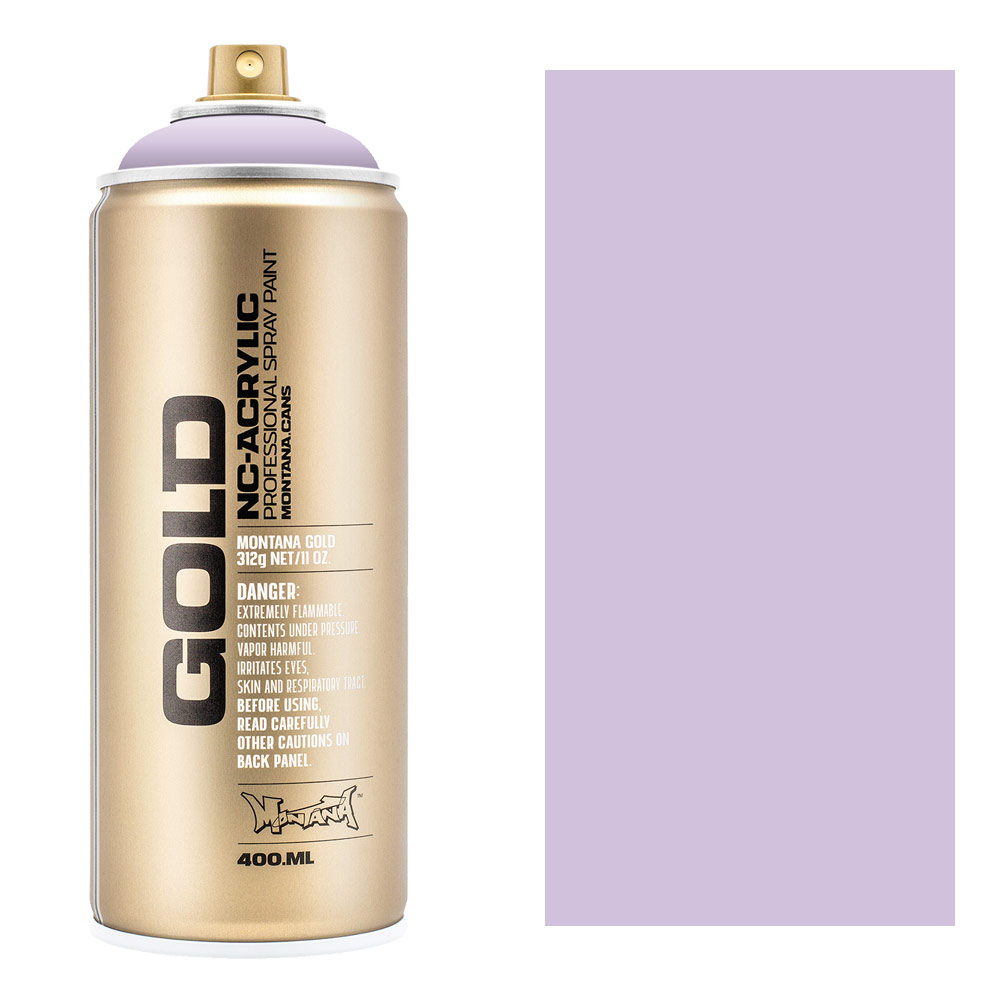 Montana GOLD Acrylic Spray Paint 400ml White Lilac