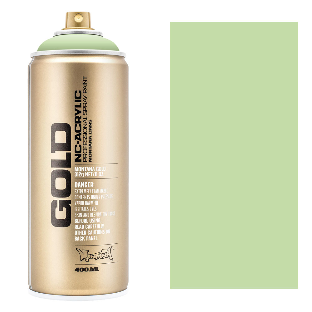 Montana GOLD Acrylic Spray Paint 400ml Linden Green