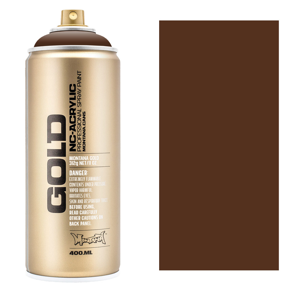 Montana GOLD Acrylic Spray Paint 400ml Cacao