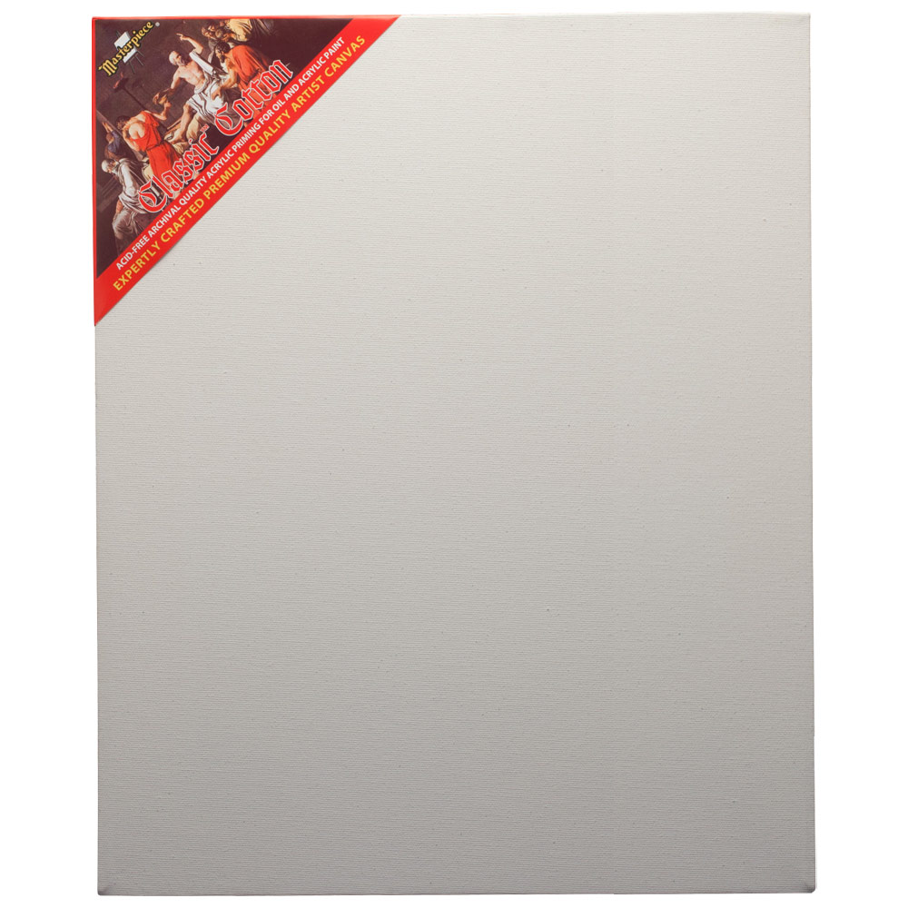 Masterpiece Classic 7oz Acrylic Primed Cotton Canvas 3/4" Trad. 14"x18"