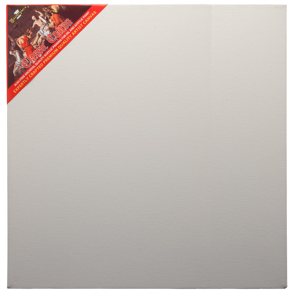 Masterpiece Classic 7oz Acrylic Primed Cotton Canvas 3/4" Trad. 4"x4"
