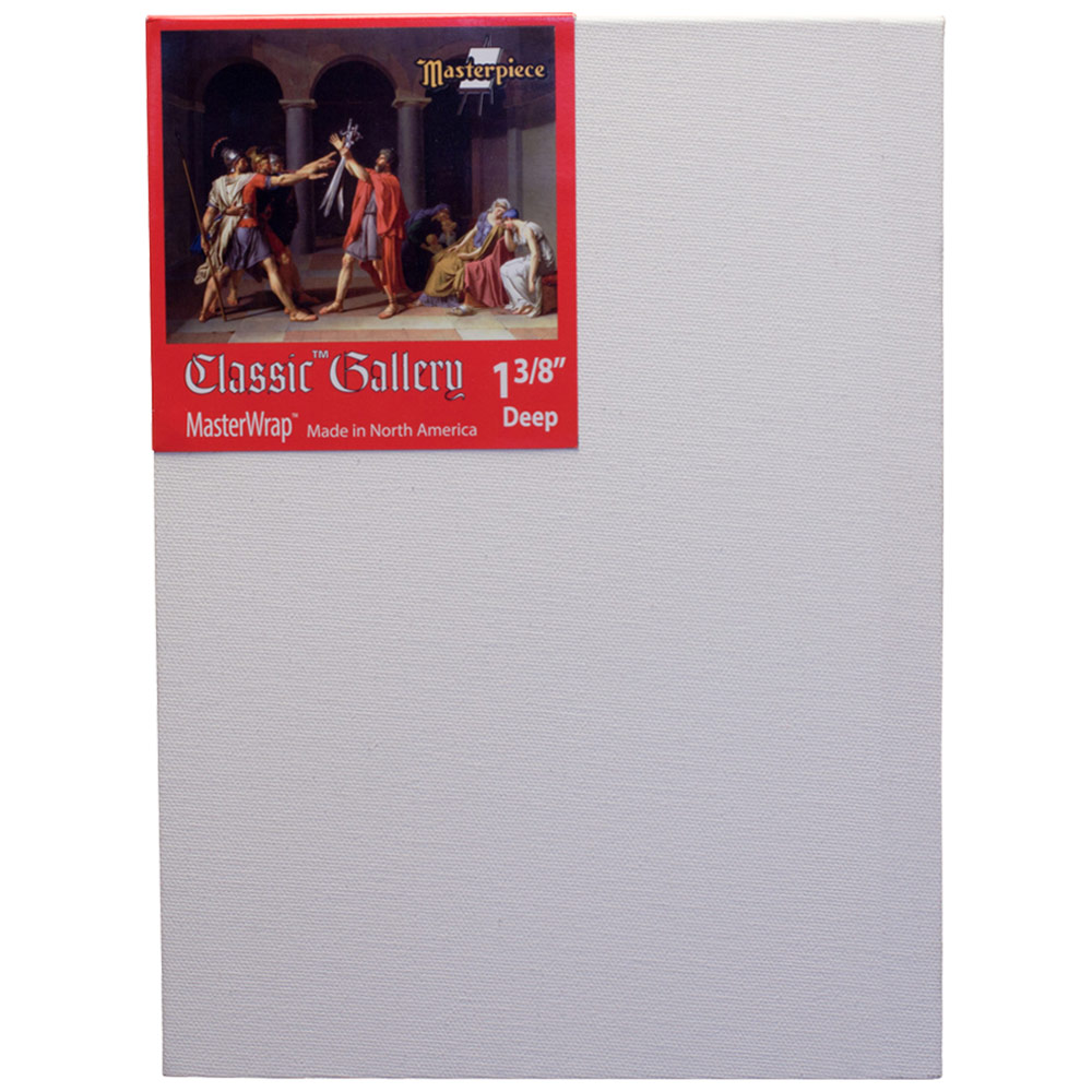 Masterpiece Classic 7oz Acrylic Primed Cotton Canvas 1-3/8" Gallery 12"x16"