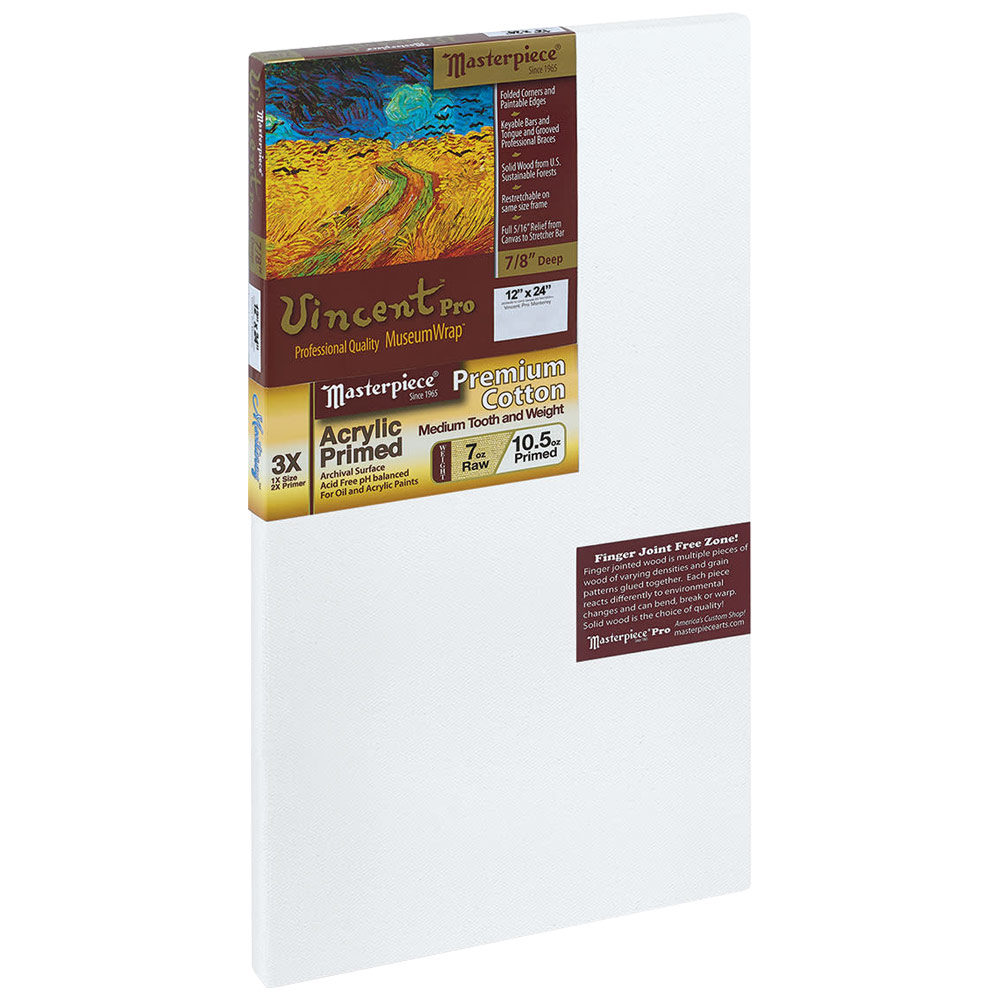 Masterpiece Vincent Pro MONTEREY 7oz Cotton Canvas 7/8" Trad. 12"x24"