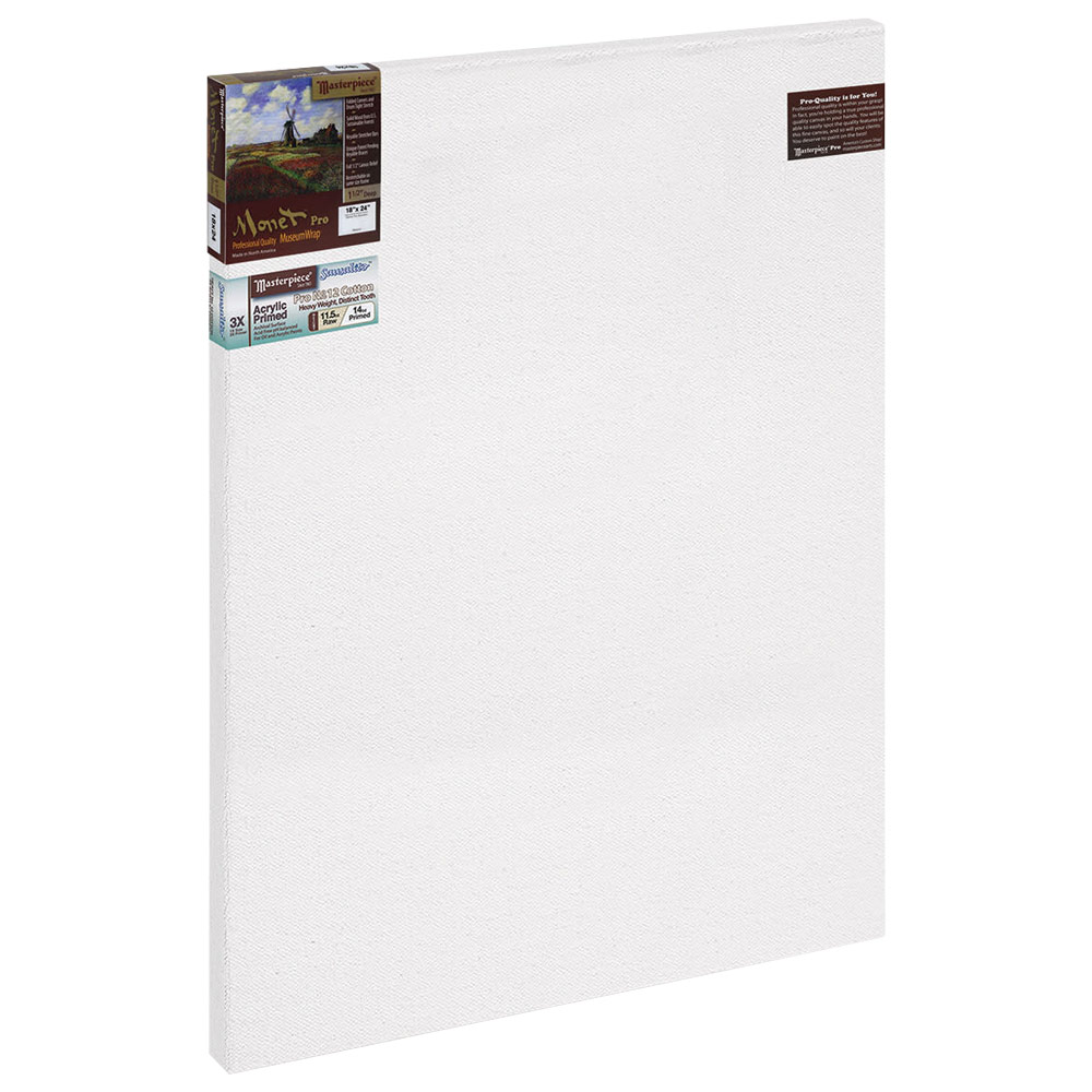 Masterpiece Monet Pro SAUSALITO 11.5oz Cotton Canvas 1.5" Gallery 18"x24"