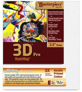 Masterpiece 3D Pro MONTEREY 7oz Cotton Canvas 2.5" Gallery 18"x36"