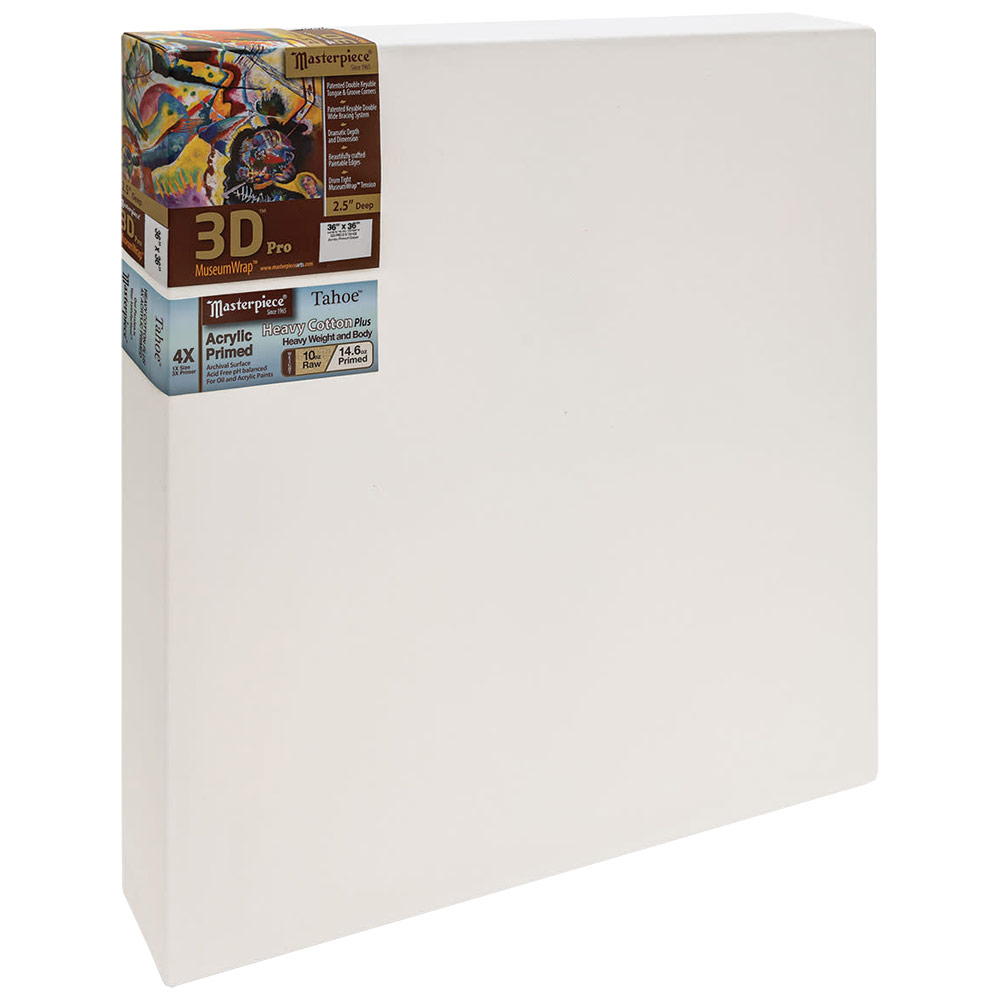Masterpiece 3D Pro TAHOE 10oz Cotton Canvas 2.5" Gallery 36"x36"