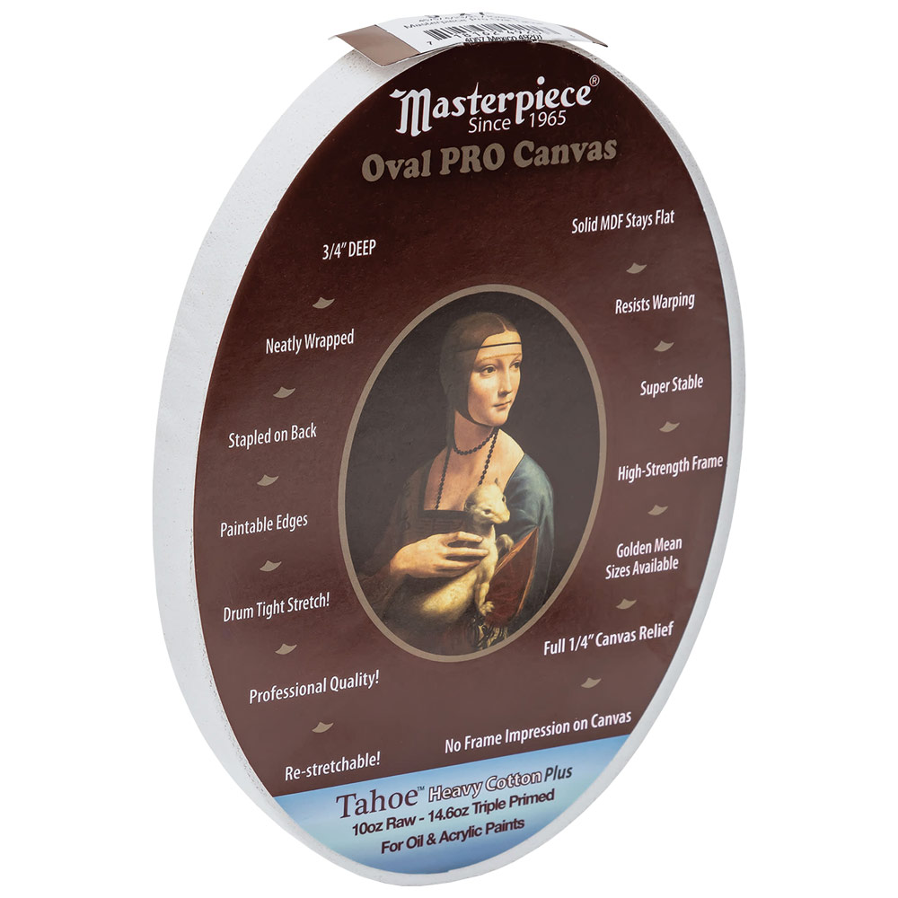 Masterpiece Pro Oval TAHOE 10oz Heavy Cotton Canvas 3/4" Trad. 5"x7"