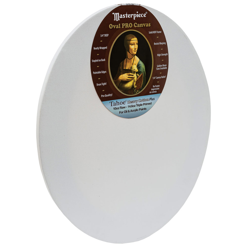 Masterpiece Pro Oval TAHOE 10oz Heavy Cotton Canvas 3/4" Trad. 16"x20"