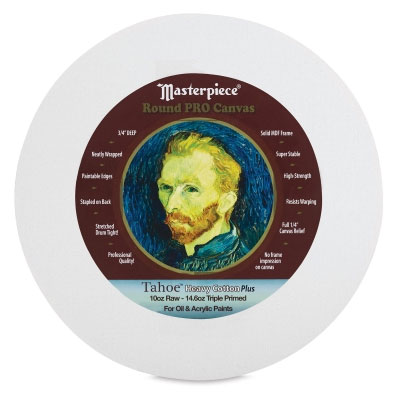 Masterpiece Pro Round TAHOE 10oz Heavy Cotton Canvas 3/4" Trad. 5"x5"