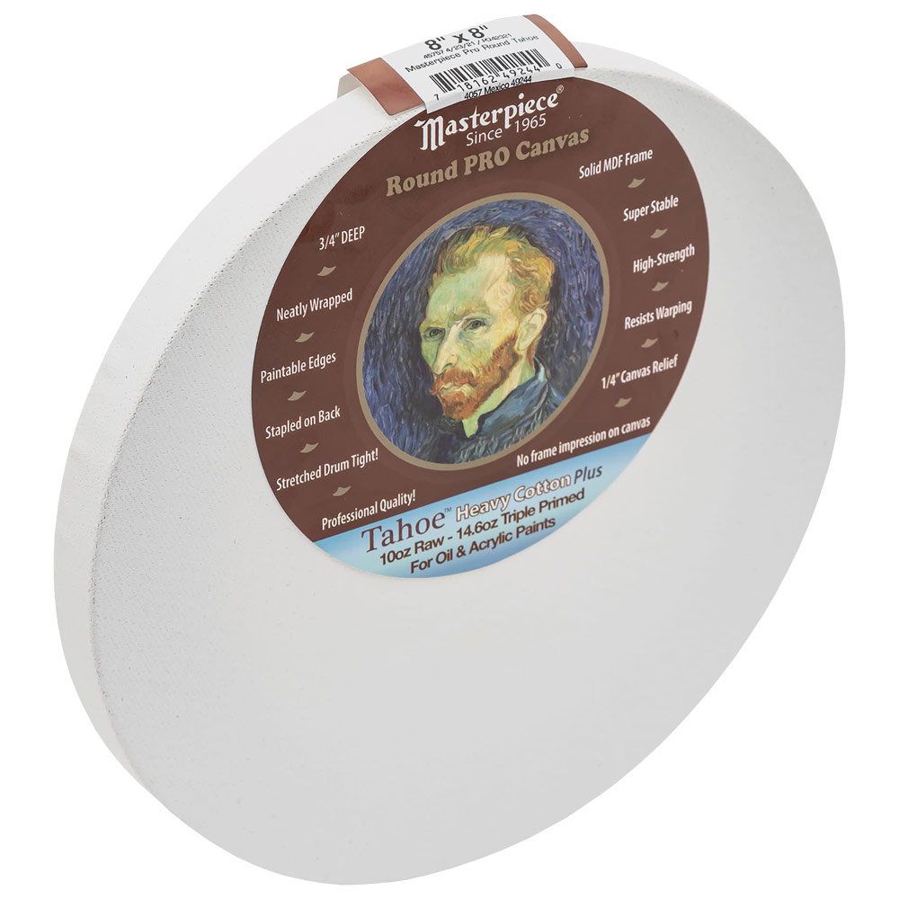 Masterpiece Pro Round TAHOE 10oz Heavy Cotton Canvas 3/4" Trad. 8"x8"