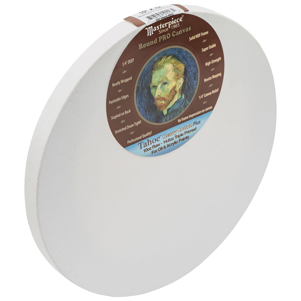 Masterpiece Pro Round TAHOE 10oz Heavy Cotton Canvas 3/4" Trad. 10"x10"