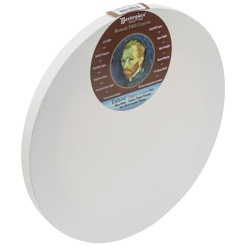 Masterpiece Pro Round TAHOE 10oz Heavy Cotton Canvas 3/4" Trad. 12"x12"