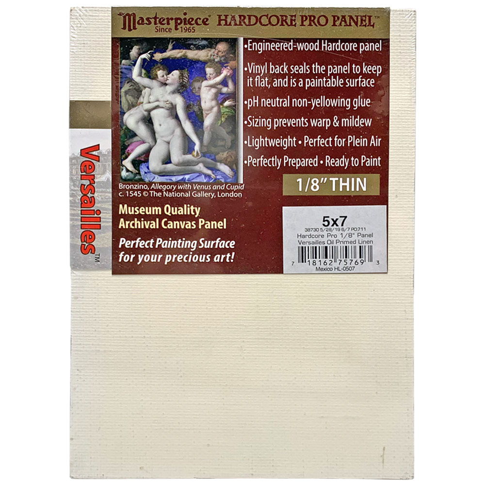 Masterpiece Hardcore Pro VERSAILLES 6oz Artfix Linen 1/8" Panel 5"x7"