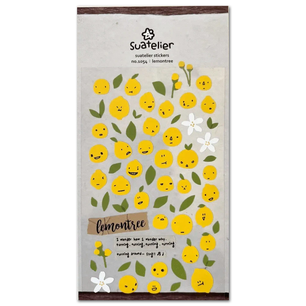 Suatelier Design Sticker Sheet Lemontree