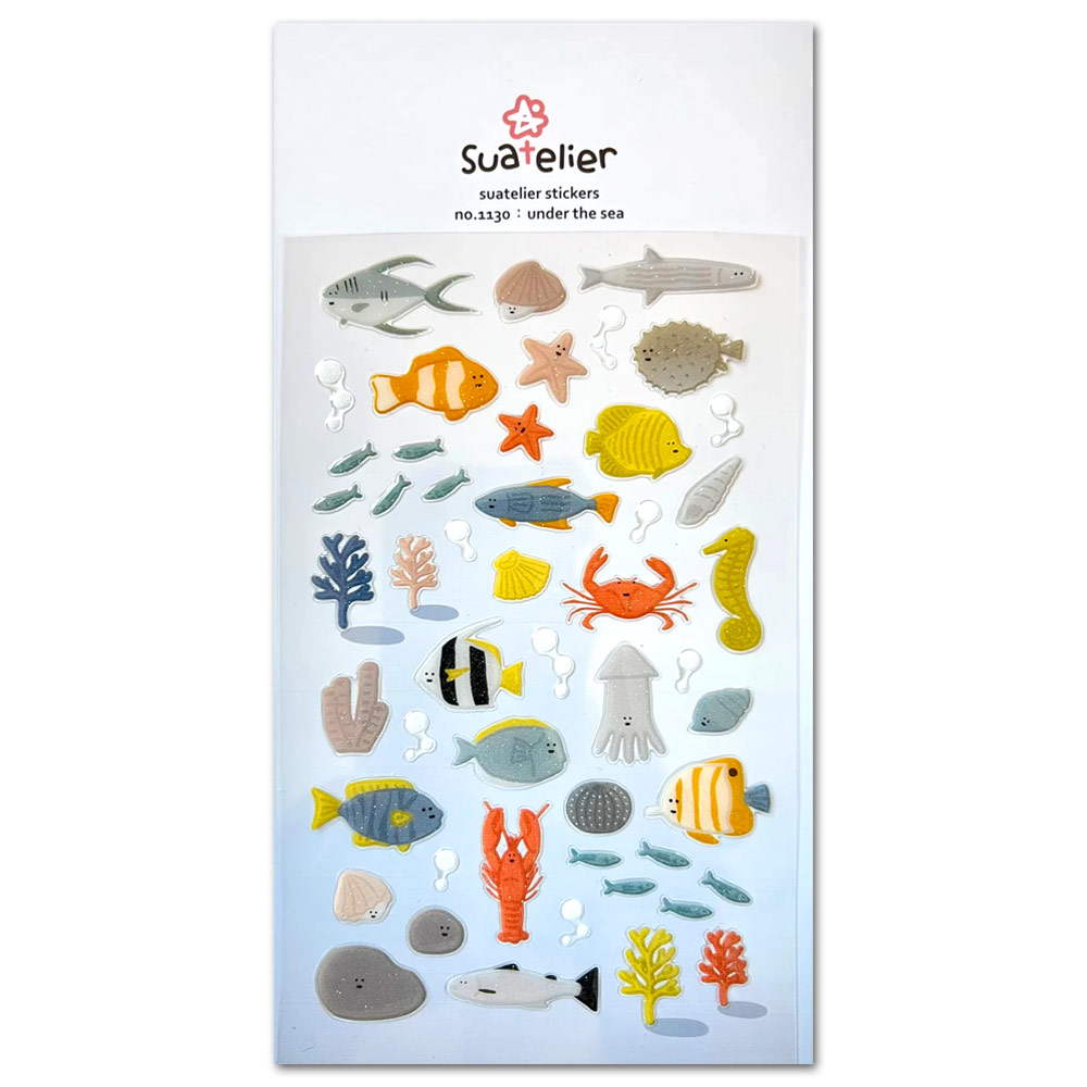 Suatelier Designs Sticker Sheet Under the Sea