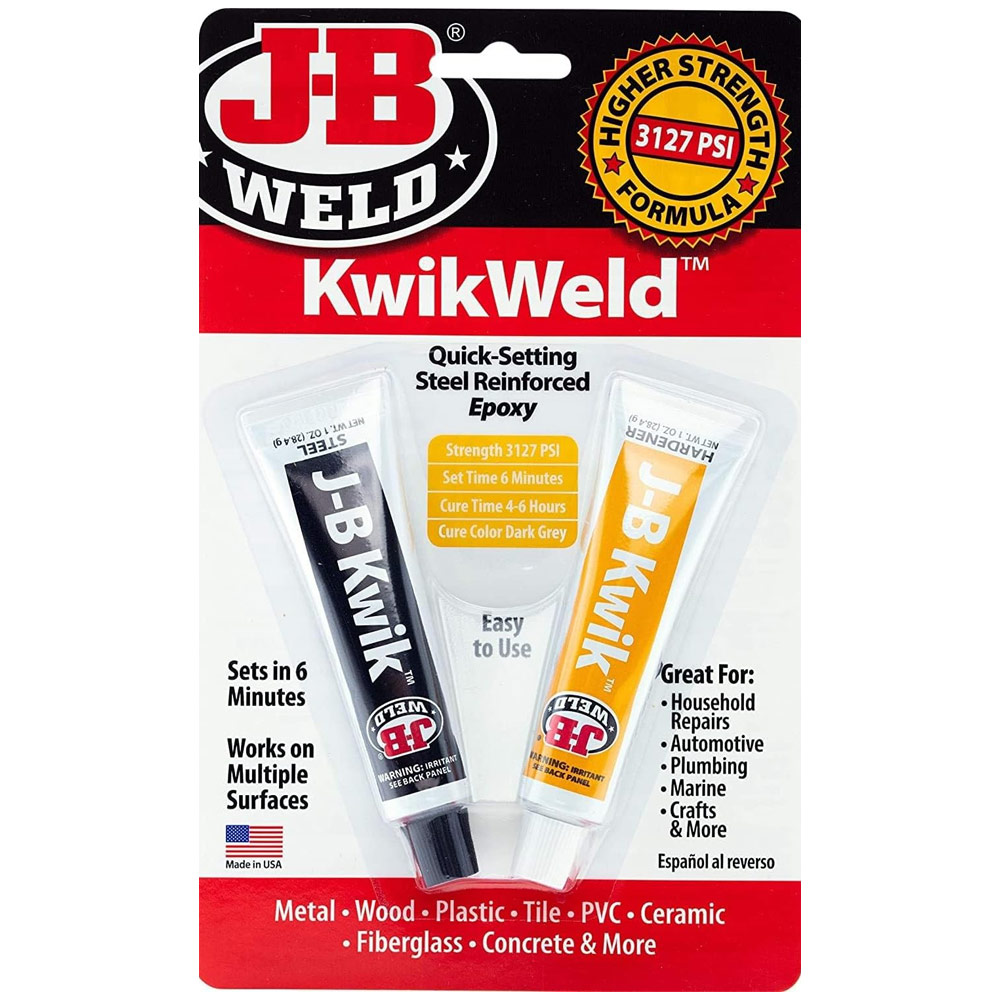 J-B Weld KwikWeld Twin Tube 2oz