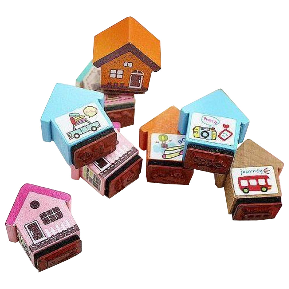 Little Wooden House Stamps