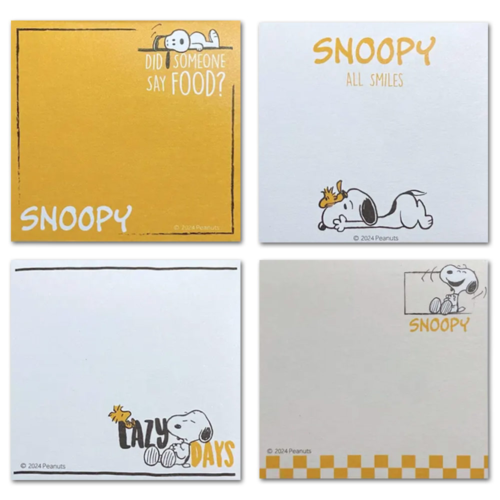 Joytop Peanuts Memo Pad 76mmx76mm Lazy Days