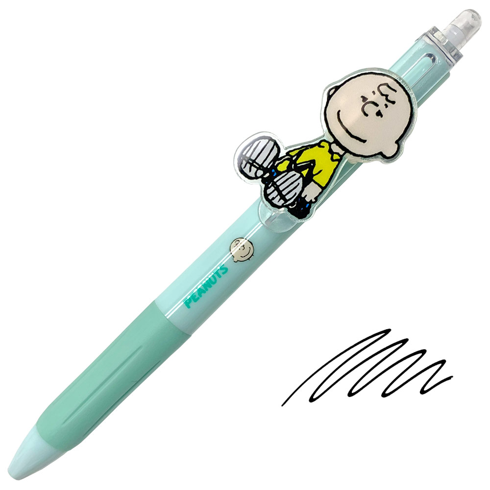 Peanuts Slide Gel Pen 0.5mm Charlie Brown