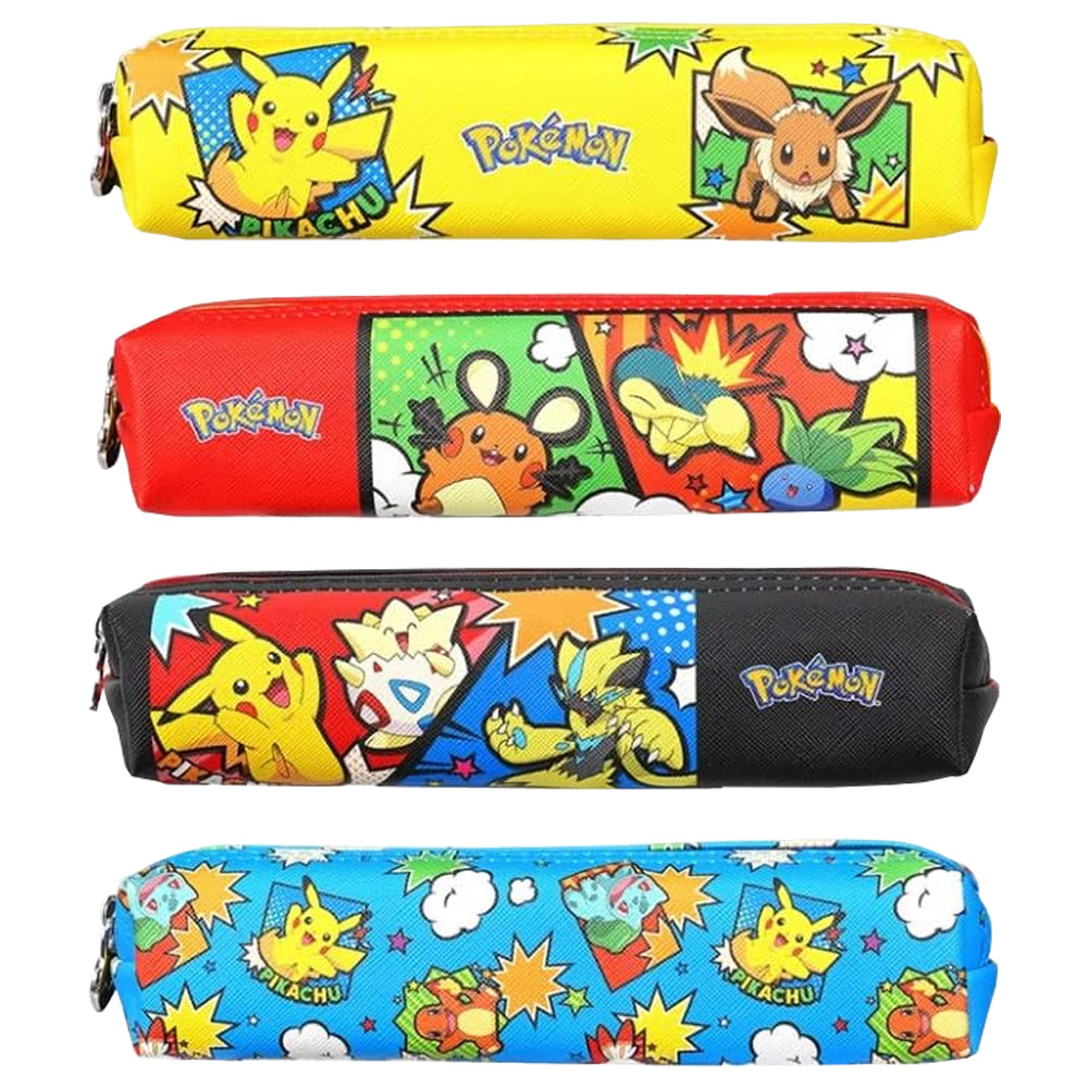 Pokemon Rectangle Zipper Pencil Pouch