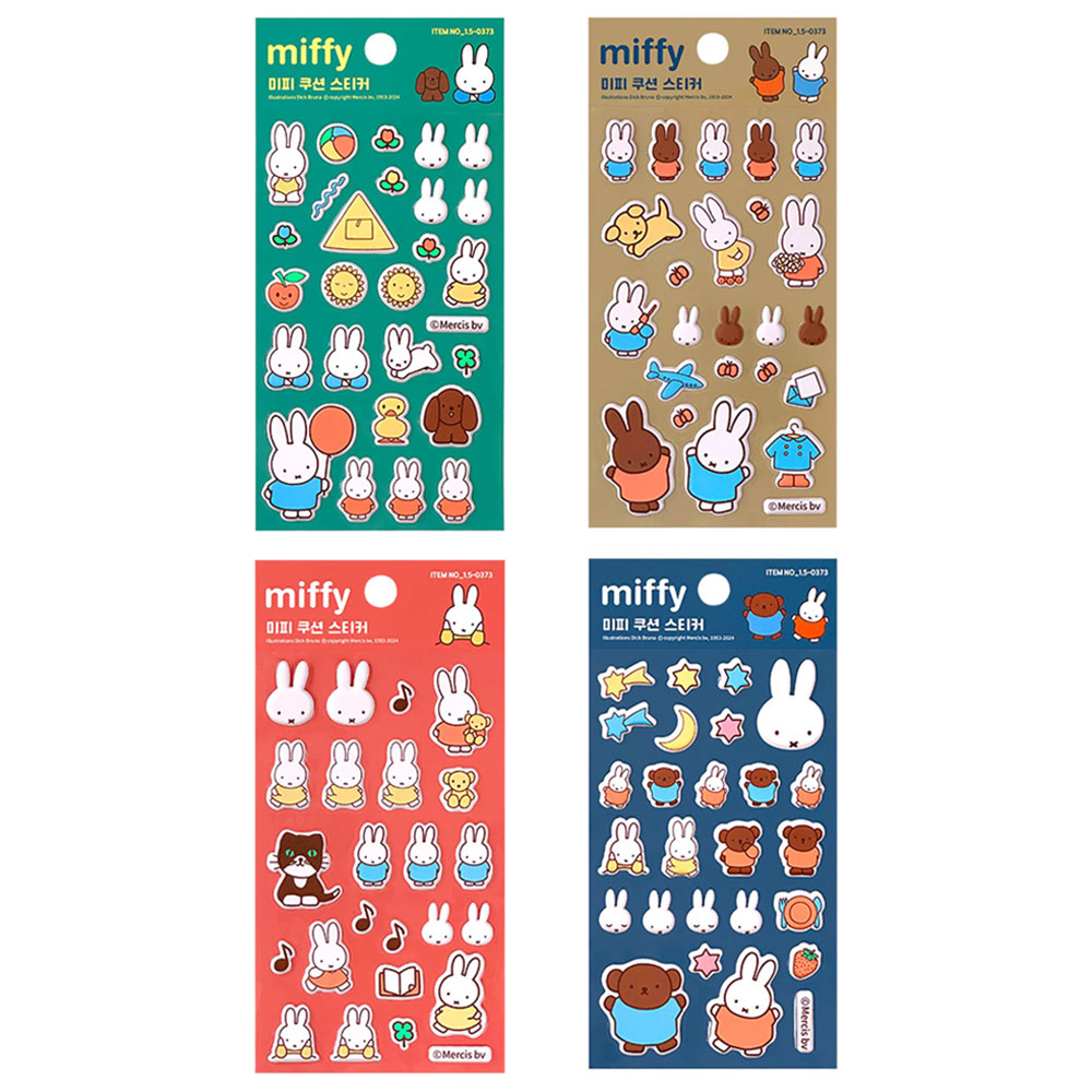 MIFFY PUFFY STICKER SHEET ASST